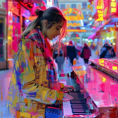 Spreading joy with piano music by AITalesNBH